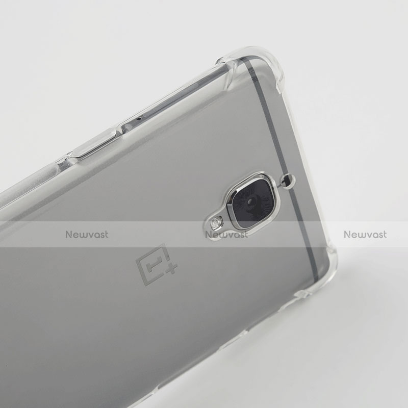 Ultra-thin Transparent TPU Soft Case T06 for OnePlus 3T Gray