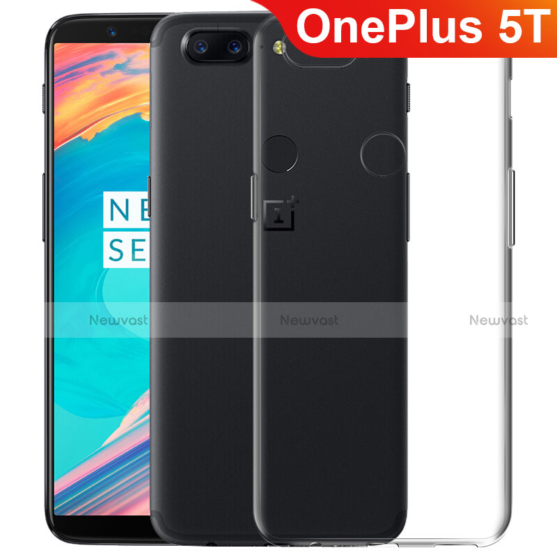 Ultra-thin Transparent TPU Soft Case T06 for OnePlus 5T A5010 Clear