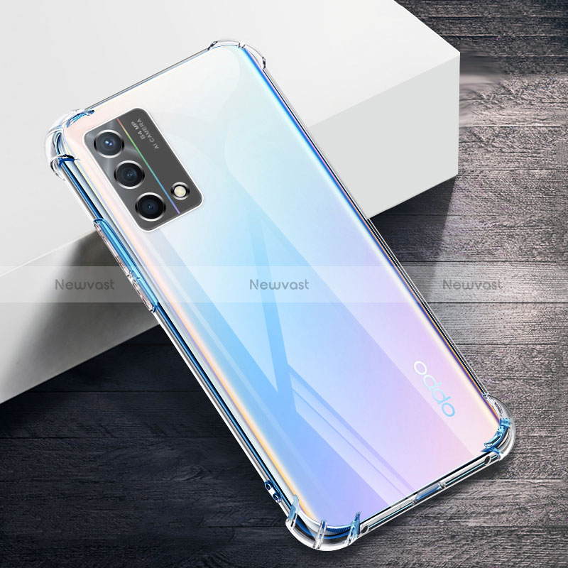 Ultra-thin Transparent TPU Soft Case T06 for Oppo K9 5G Clear