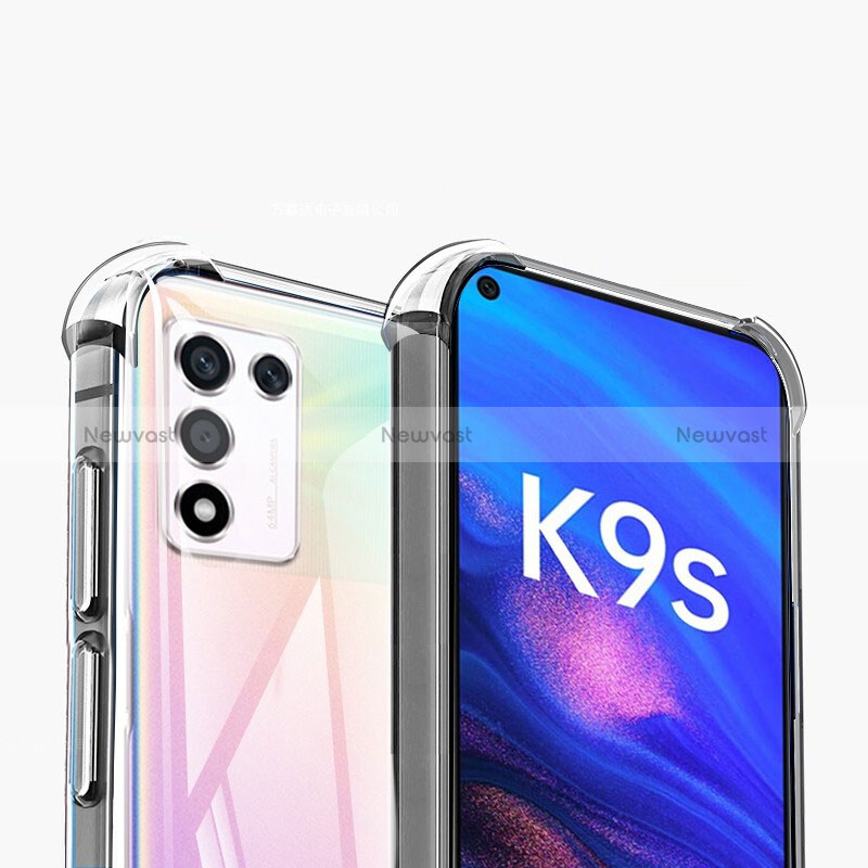 Ultra-thin Transparent TPU Soft Case T06 for Oppo K9S 5G Clear