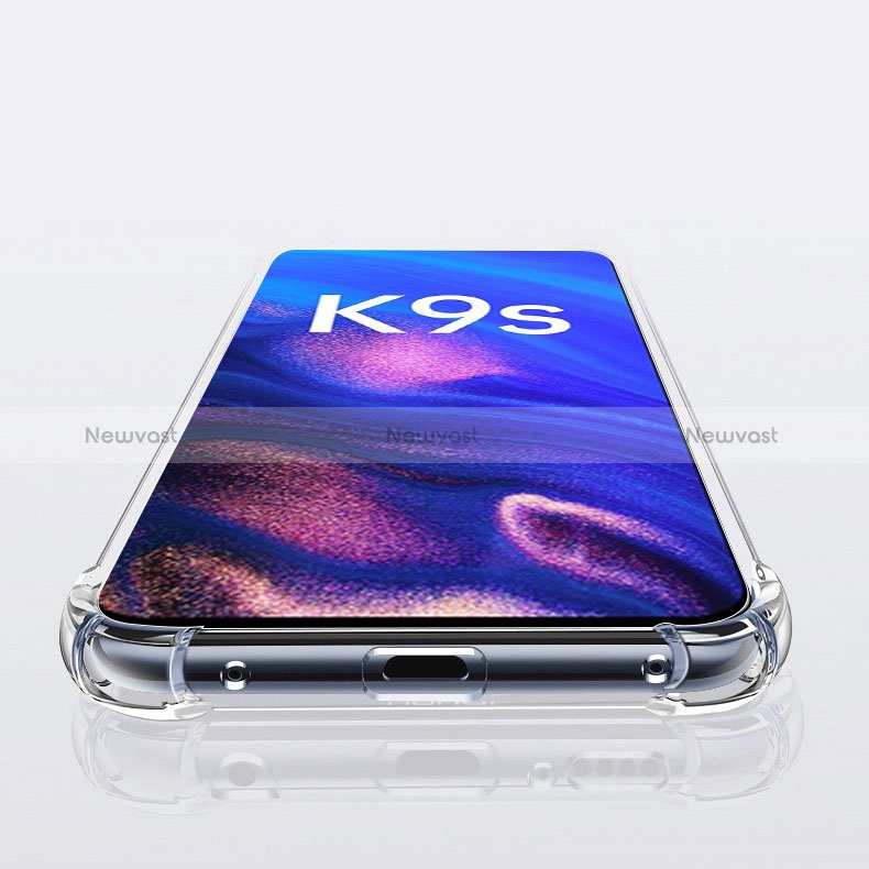 Ultra-thin Transparent TPU Soft Case T06 for Oppo K9S 5G Clear