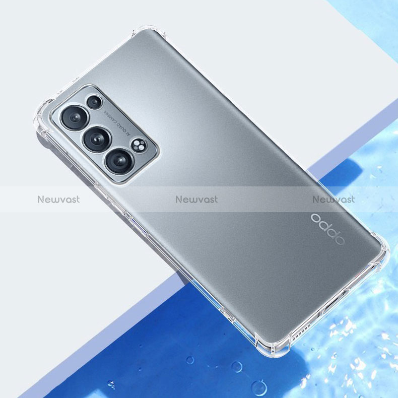 Ultra-thin Transparent TPU Soft Case T06 for Oppo Reno6 Pro+ Plus 5G Clear