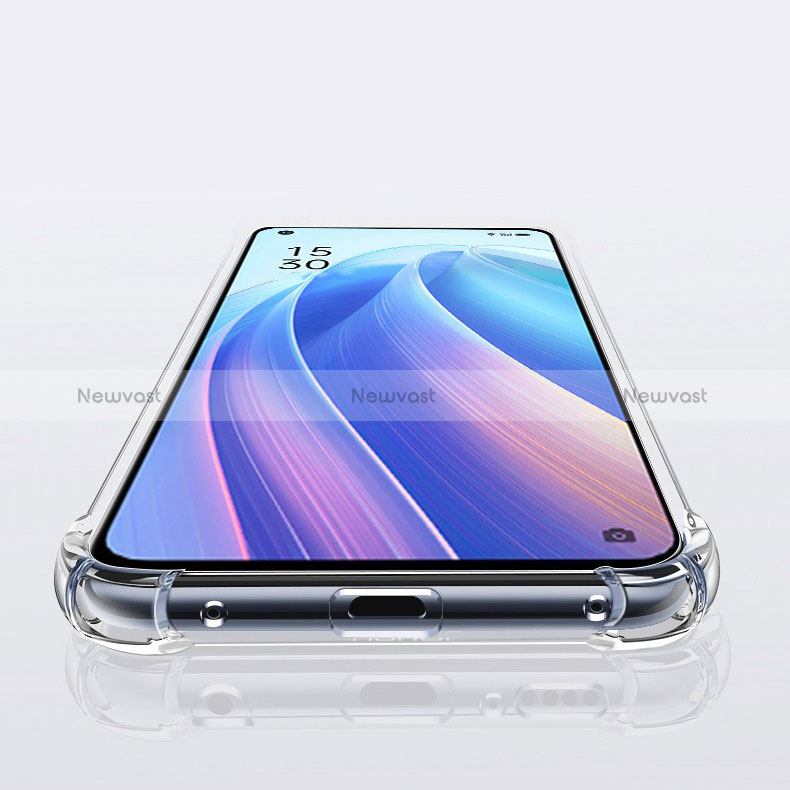 Ultra-thin Transparent TPU Soft Case T06 for Oppo Reno7 5G Clear