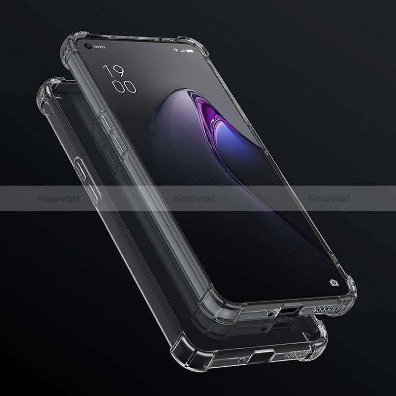 Ultra-thin Transparent TPU Soft Case T06 for Oppo Reno9 5G Clear