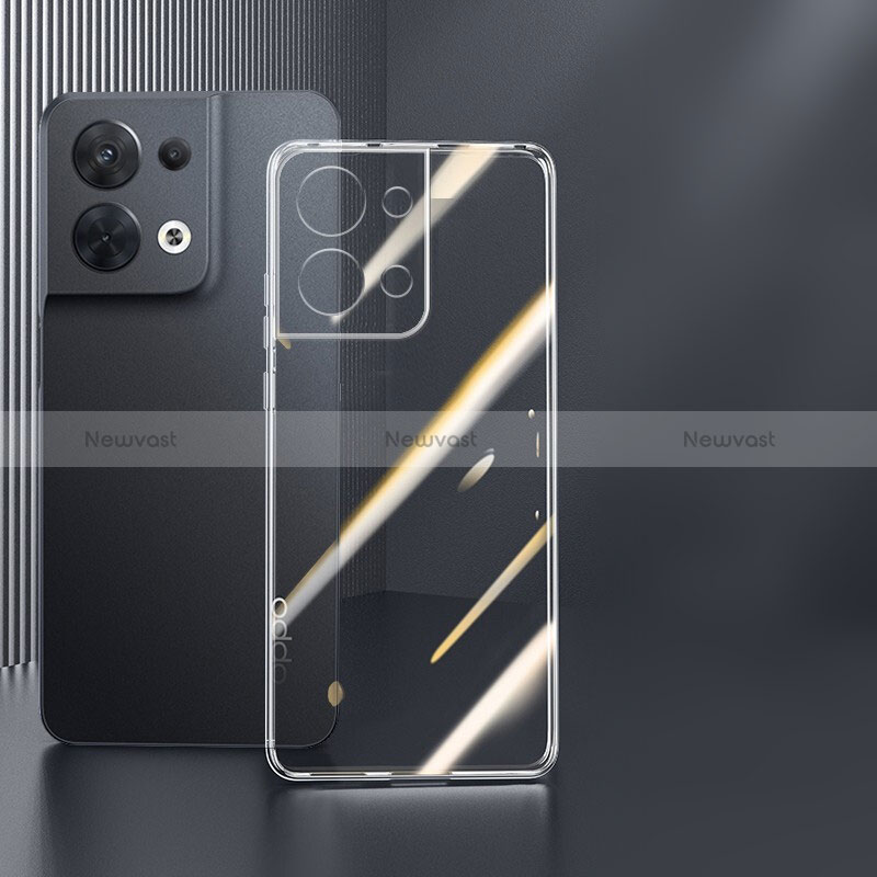 Ultra-thin Transparent TPU Soft Case T06 for Oppo Reno9 Pro+ Plus 5G Clear