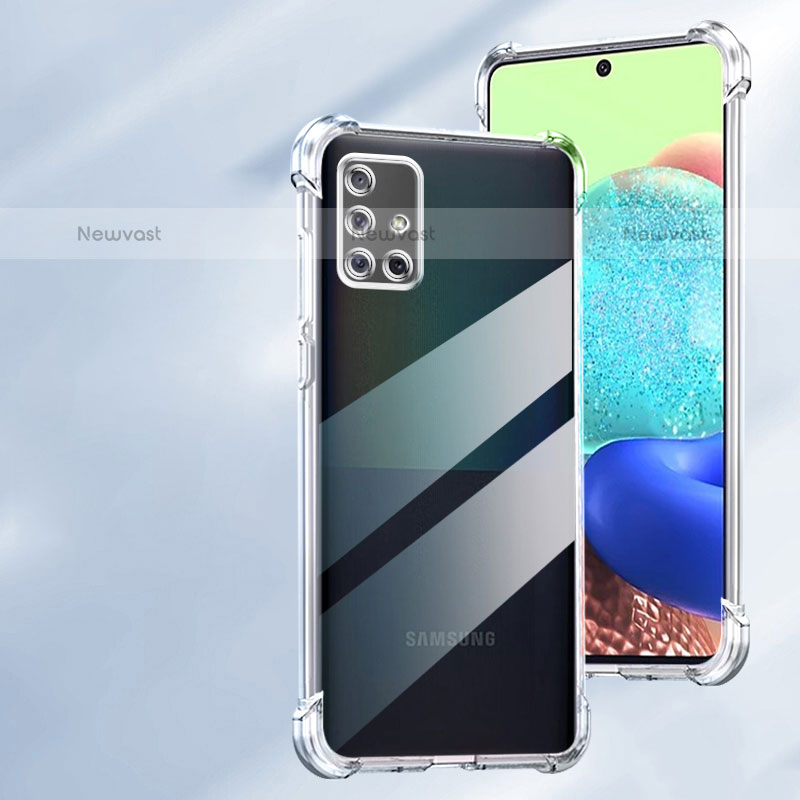 Ultra-thin Transparent TPU Soft Case T06 for Samsung Galaxy A51 4G Clear