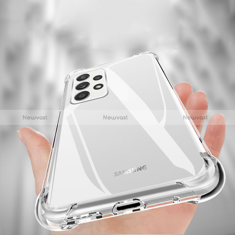 Ultra-thin Transparent TPU Soft Case T06 for Samsung Galaxy A52 5G Clear