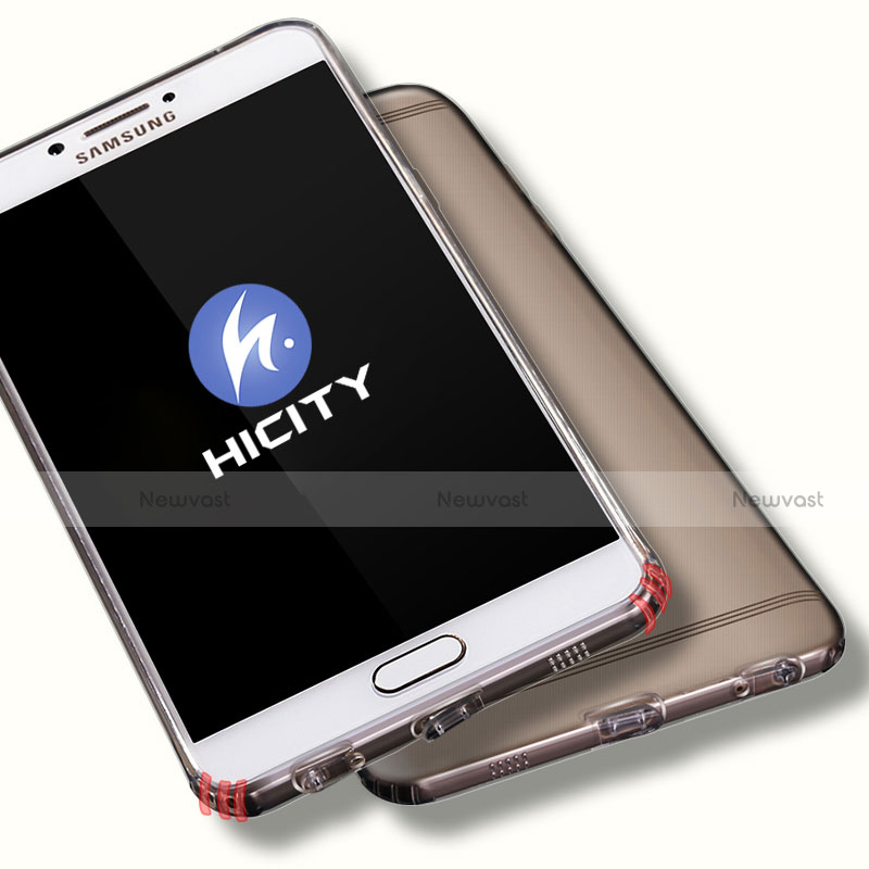 Ultra-thin Transparent TPU Soft Case T06 for Samsung Galaxy C5 Pro C5010 Gray