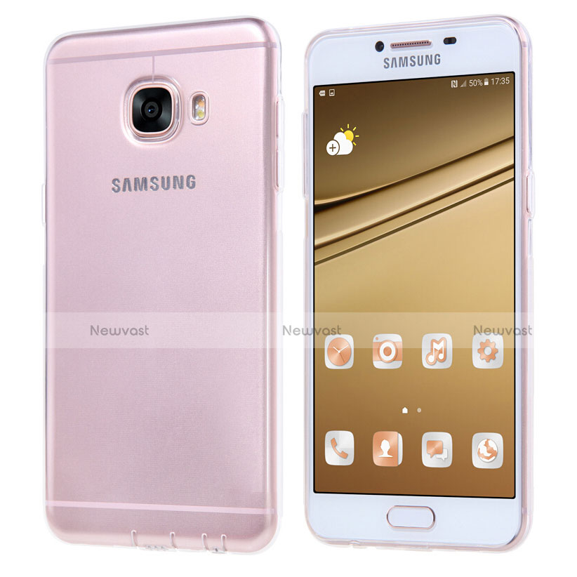 Ultra-thin Transparent TPU Soft Case T06 for Samsung Galaxy C5 SM-C5000 Clear