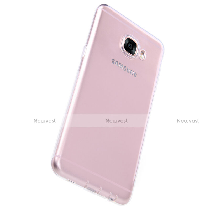 Ultra-thin Transparent TPU Soft Case T06 for Samsung Galaxy C7 SM-C7000 Clear
