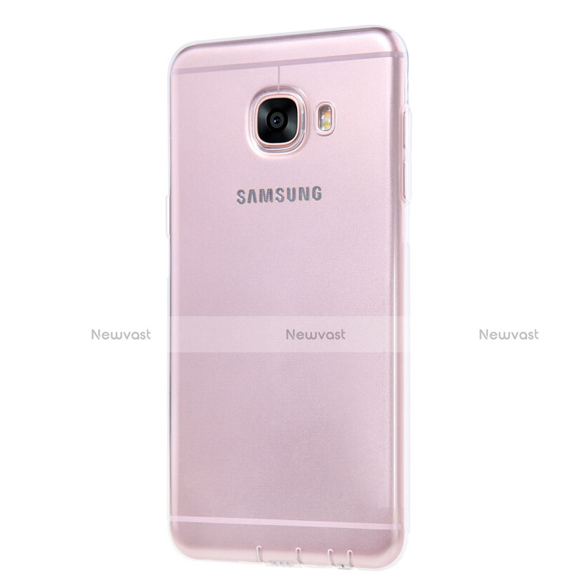 Ultra-thin Transparent TPU Soft Case T06 for Samsung Galaxy C7 SM-C7000 Clear