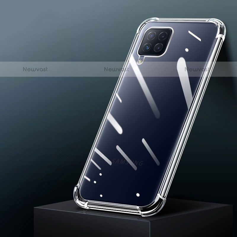 Ultra-thin Transparent TPU Soft Case T06 for Samsung Galaxy F12 Clear
