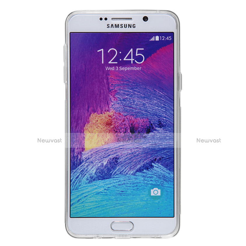 Ultra-thin Transparent TPU Soft Case T06 for Samsung Galaxy Note 5 N9200 N920 N920F Gray