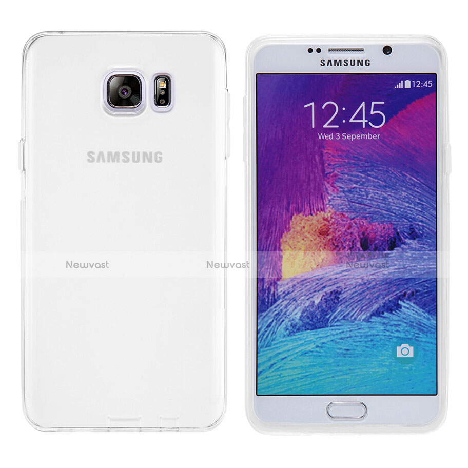 Ultra-thin Transparent TPU Soft Case T06 for Samsung Galaxy Note 5 N9200 N920 N920F White