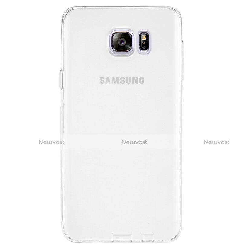 Ultra-thin Transparent TPU Soft Case T06 for Samsung Galaxy Note 5 N9200 N920 N920F White