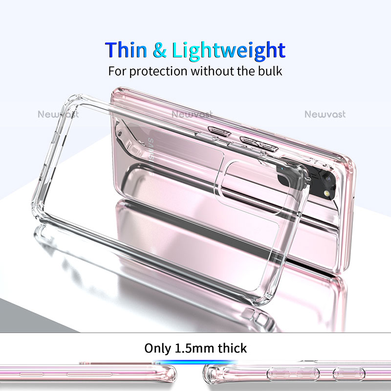 Ultra-thin Transparent TPU Soft Case T06 for Samsung Galaxy S20 Clear