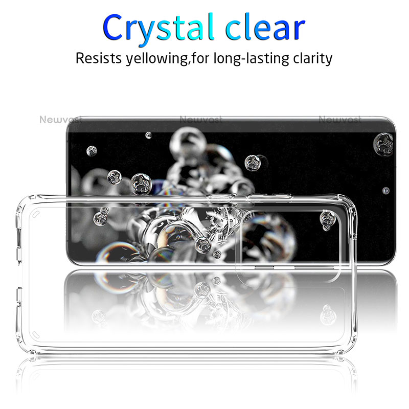Ultra-thin Transparent TPU Soft Case T06 for Samsung Galaxy S20 Ultra 5G Clear