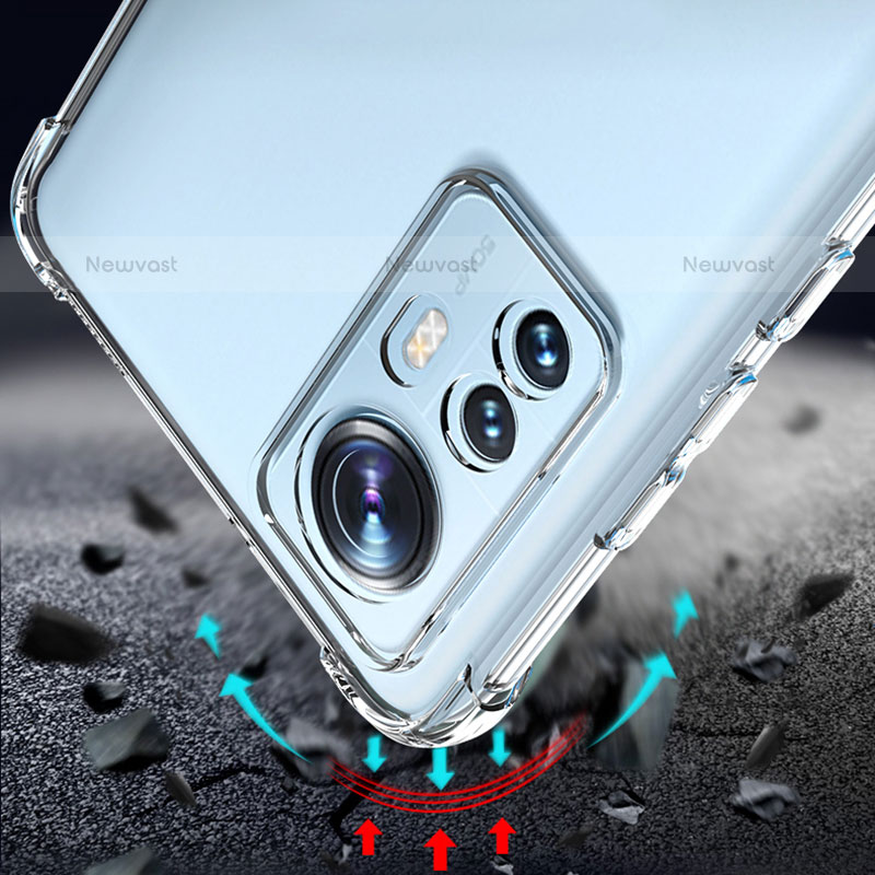 Ultra-thin Transparent TPU Soft Case T06 for Xiaomi Mi 12 Pro 5G Clear