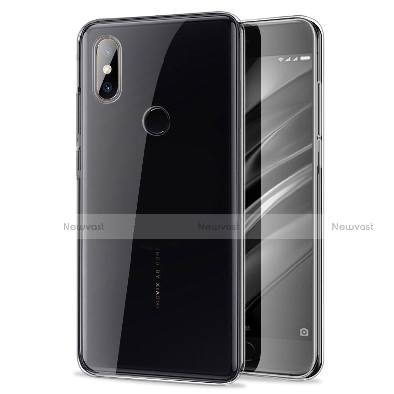 Ultra-thin Transparent TPU Soft Case T06 for Xiaomi Mi 6X Clear