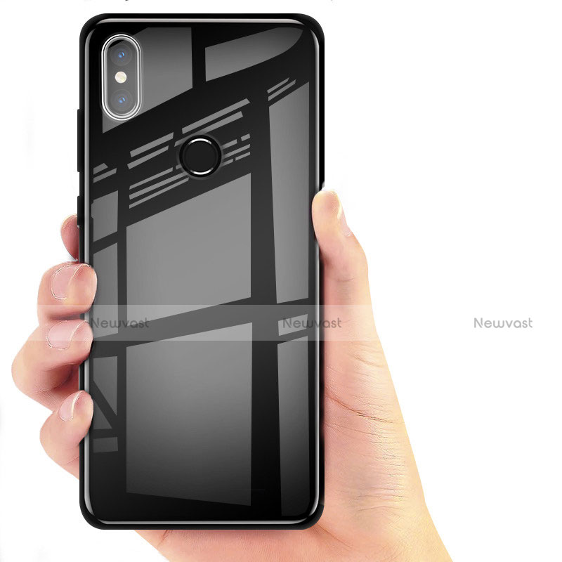 Ultra-thin Transparent TPU Soft Case T06 for Xiaomi Mi 8 Black