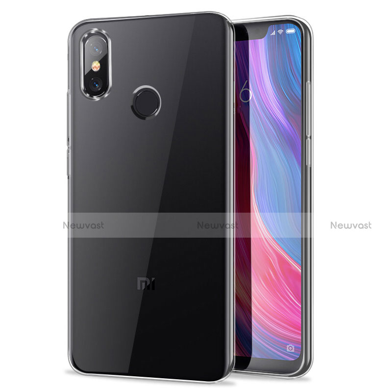 Ultra-thin Transparent TPU Soft Case T06 for Xiaomi Mi 8 Clear