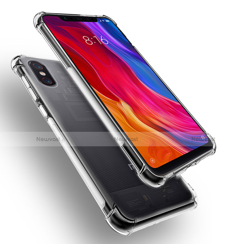 Ultra-thin Transparent TPU Soft Case T06 for Xiaomi Mi 8 Explorer Clear