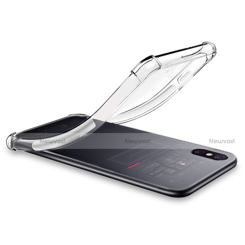Ultra-thin Transparent TPU Soft Case T06 for Xiaomi Mi 8 Pro Global Version Clear