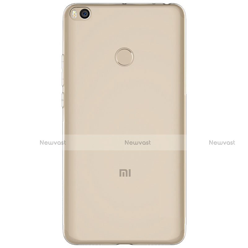 Ultra-thin Transparent TPU Soft Case T06 for Xiaomi Mi Max 2 Clear