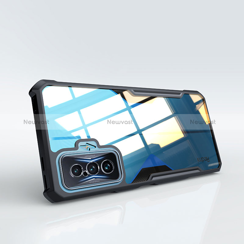 Ultra-thin Transparent TPU Soft Case T06 for Xiaomi Poco F4 GT 5G Black