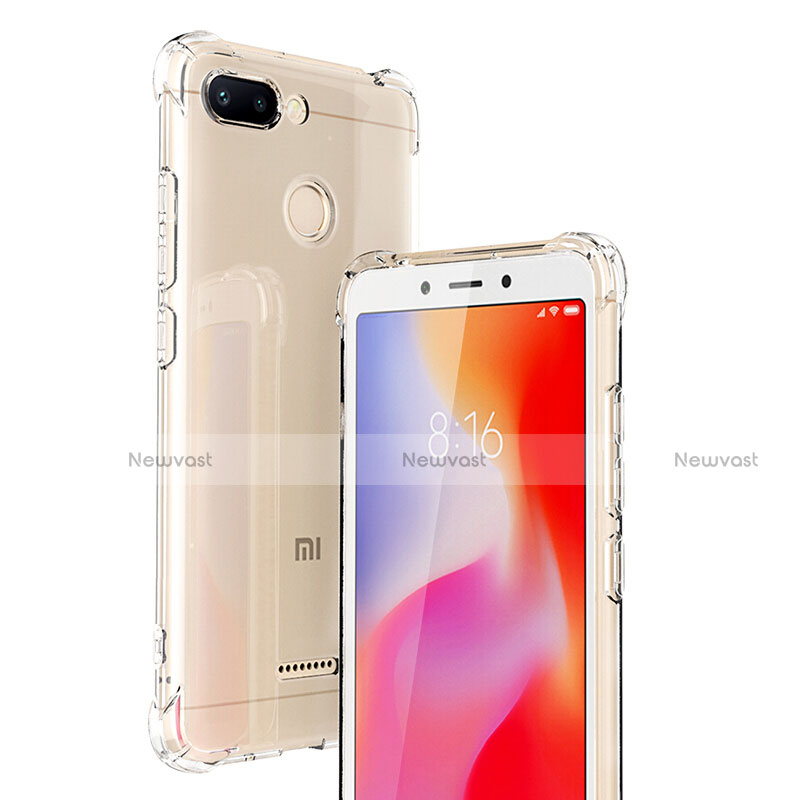 Ultra-thin Transparent TPU Soft Case T06 for Xiaomi Redmi 6 Clear