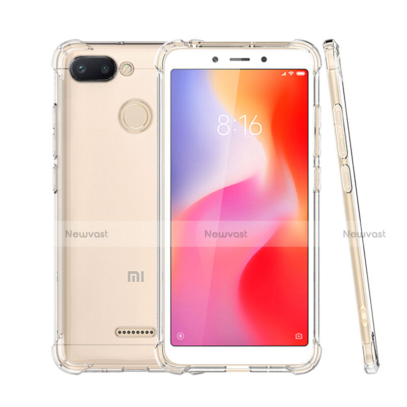 Ultra-thin Transparent TPU Soft Case T06 for Xiaomi Redmi 6 Clear