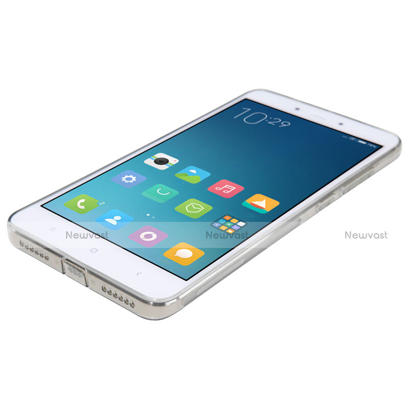 Ultra-thin Transparent TPU Soft Case T06 for Xiaomi Redmi Note 4 Gray