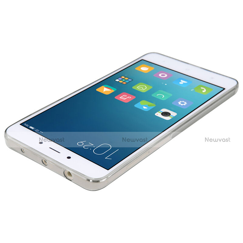 Ultra-thin Transparent TPU Soft Case T06 for Xiaomi Redmi Note 4 Gray