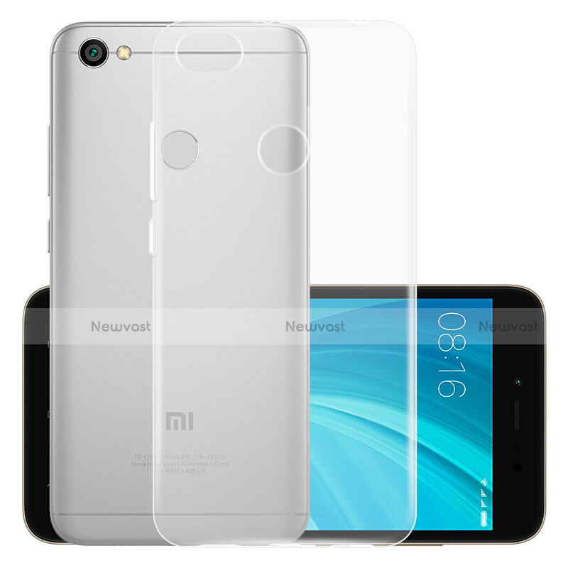 Ultra-thin Transparent TPU Soft Case T06 for Xiaomi Redmi Note 5A Prime Clear