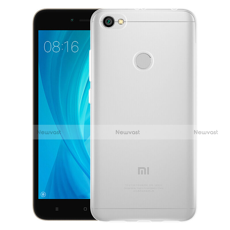 Ultra-thin Transparent TPU Soft Case T06 for Xiaomi Redmi Y1 Clear