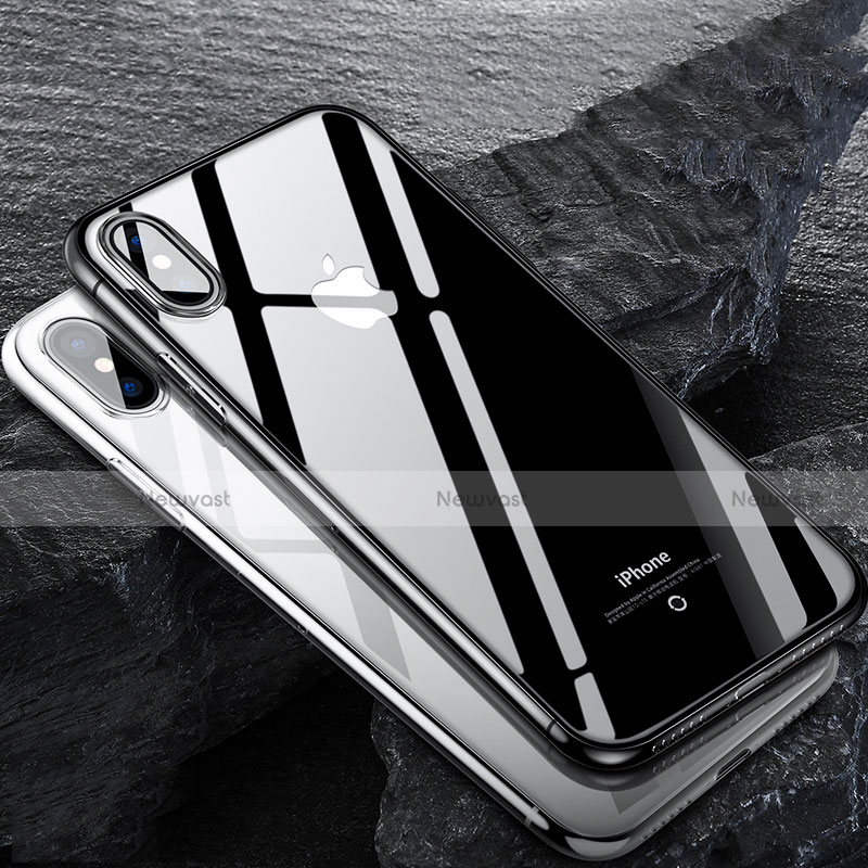 Ultra-thin Transparent TPU Soft Case T07 for Apple iPhone X Clear