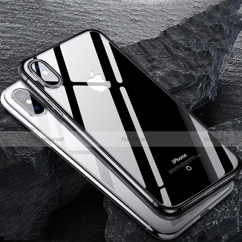 Ultra-thin Transparent TPU Soft Case T07 for Apple iPhone Xs Max Clear