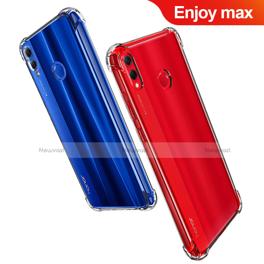 Ultra-thin Transparent TPU Soft Case T07 for Huawei Enjoy Max Clear