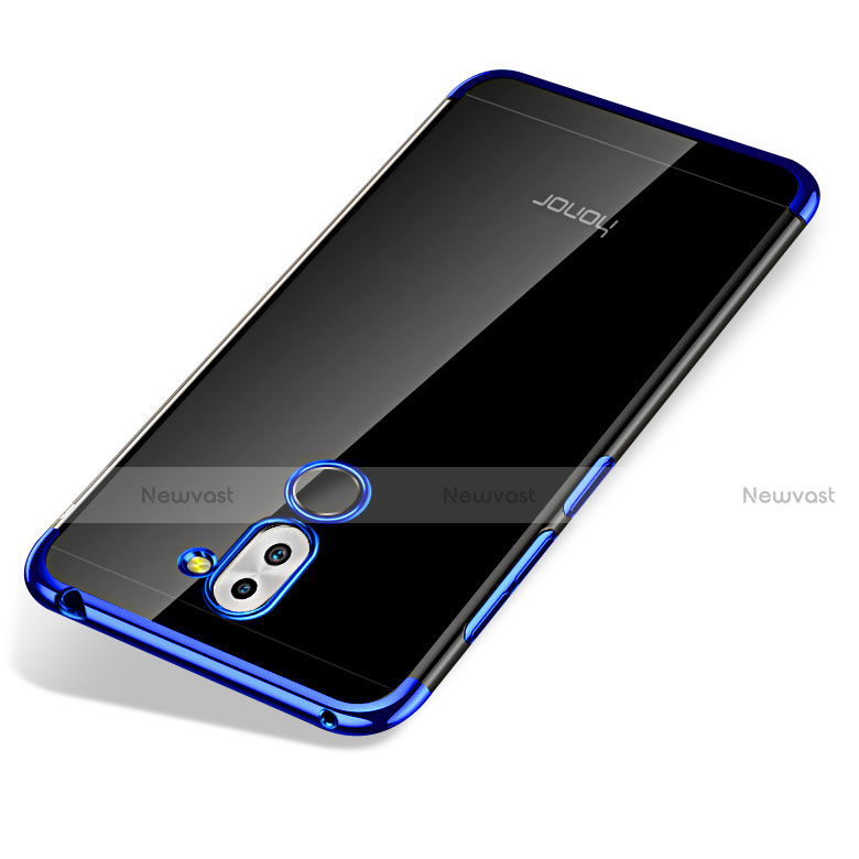 Ultra-thin Transparent TPU Soft Case T07 for Huawei GR5 (2017) Blue