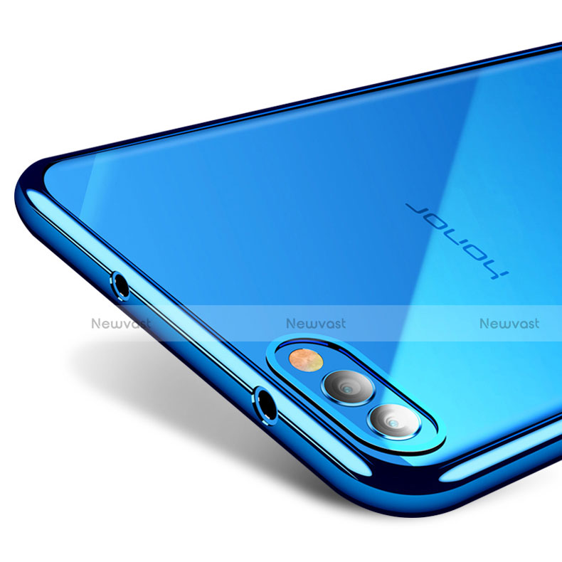 Ultra-thin Transparent TPU Soft Case T07 for Huawei Honor View 10 Blue