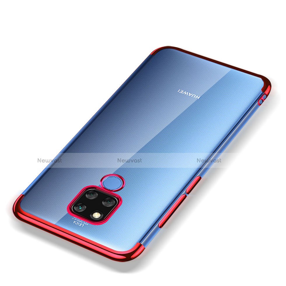 Ultra-thin Transparent TPU Soft Case T07 for Huawei Mate 20 X 5G Red