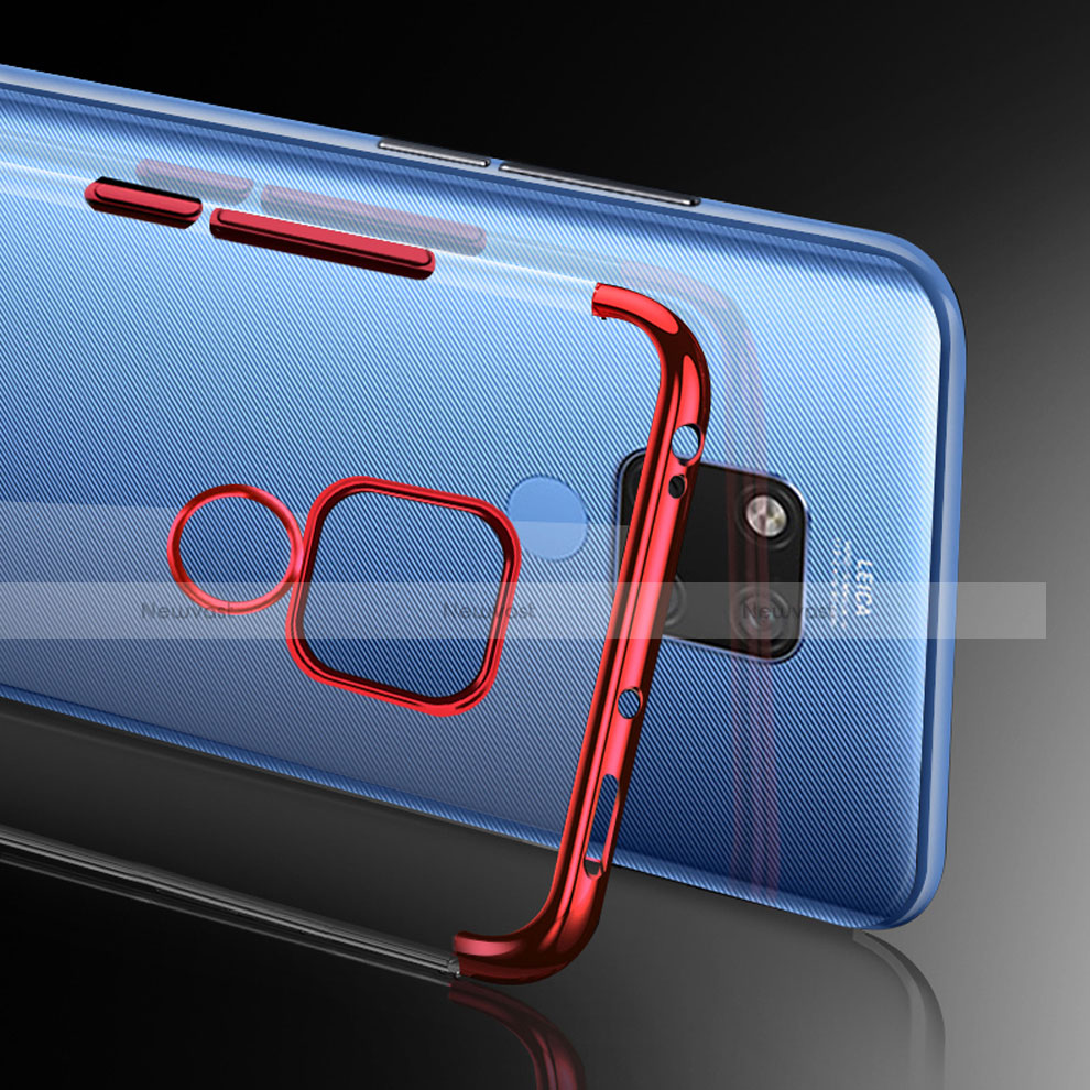 Ultra-thin Transparent TPU Soft Case T07 for Huawei Mate 20 X 5G Red