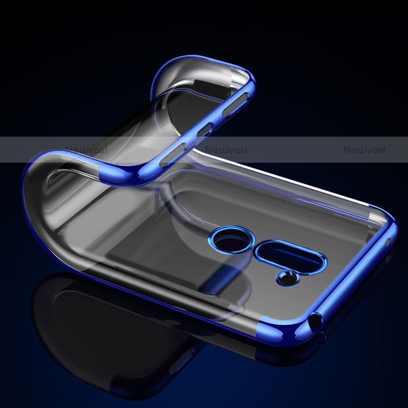 Ultra-thin Transparent TPU Soft Case T07 for Huawei Mate 9 Lite Blue
