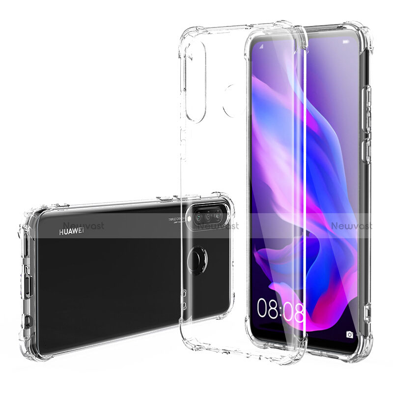 Ultra-thin Transparent TPU Soft Case T07 for Huawei Nova 4e Clear