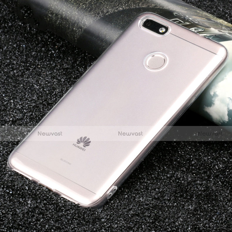 Ultra-thin Transparent TPU Soft Case T07 for Huawei Y6 Pro (2017) Clear