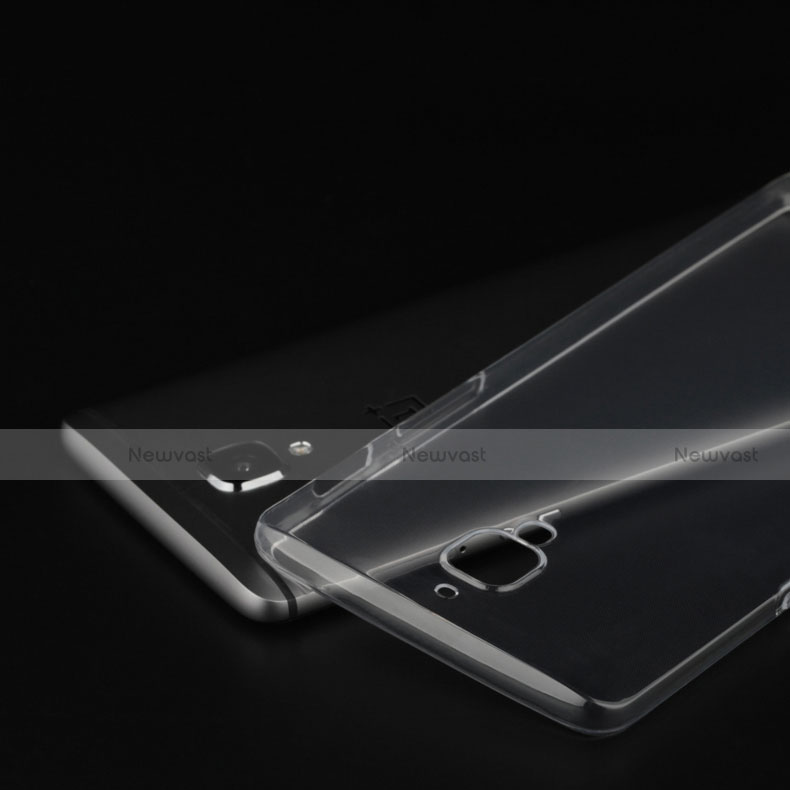 Ultra-thin Transparent TPU Soft Case T07 for OnePlus 3T Clear