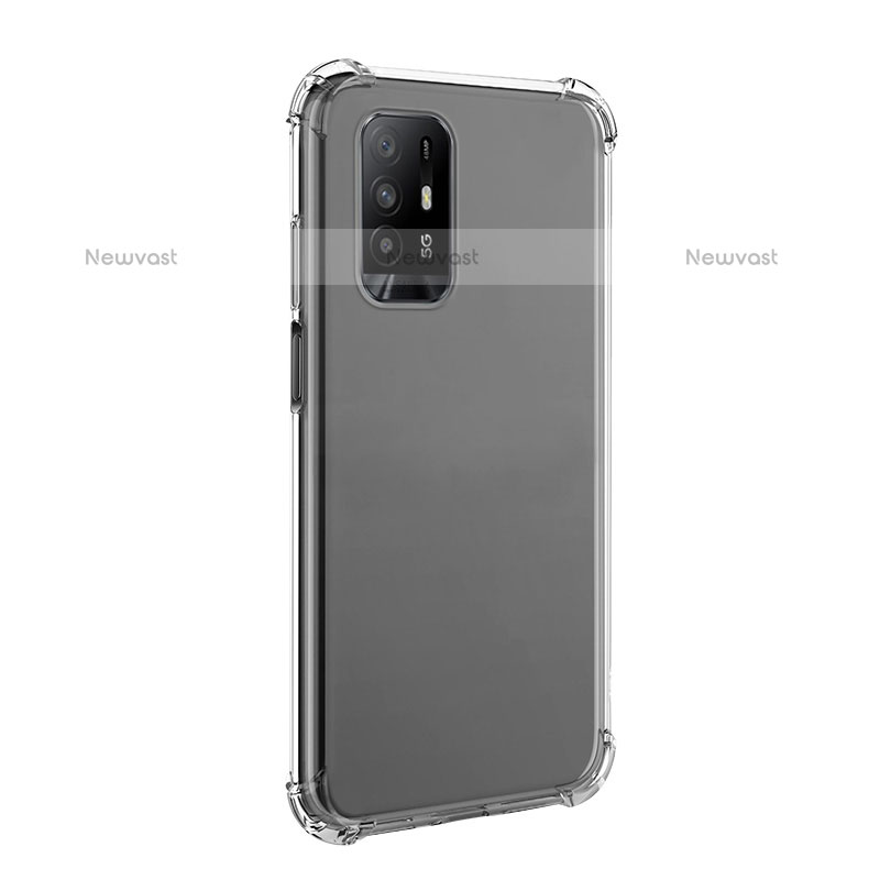 Ultra-thin Transparent TPU Soft Case T07 for Oppo F19 Pro+ Plus 5G Clear