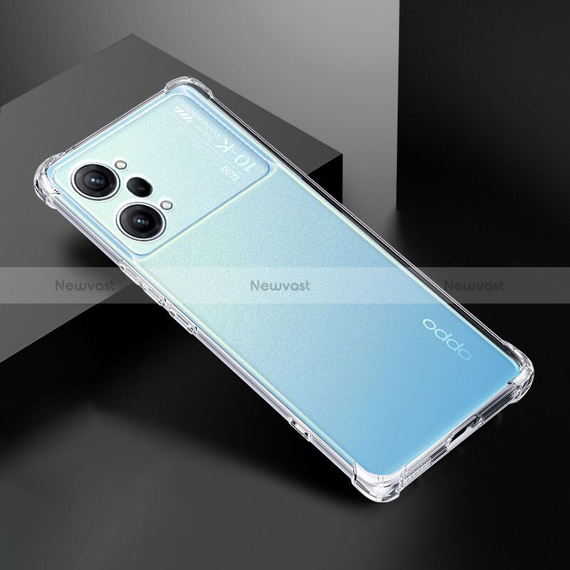 Ultra-thin Transparent TPU Soft Case T07 for Oppo K10 Pro 5G Clear