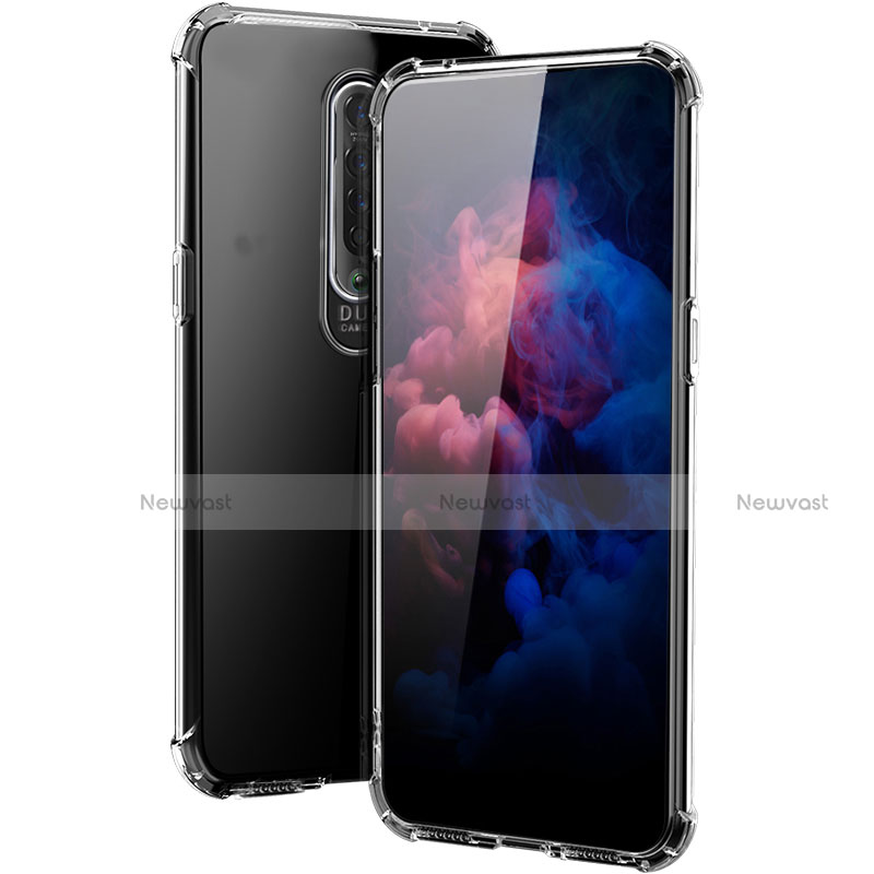 Ultra-thin Transparent TPU Soft Case T07 for Oppo Reno2 Clear
