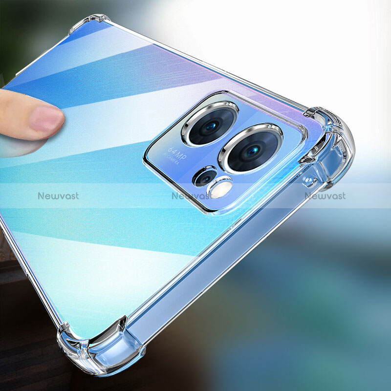 Ultra-thin Transparent TPU Soft Case T07 for Oppo Reno7 5G Clear